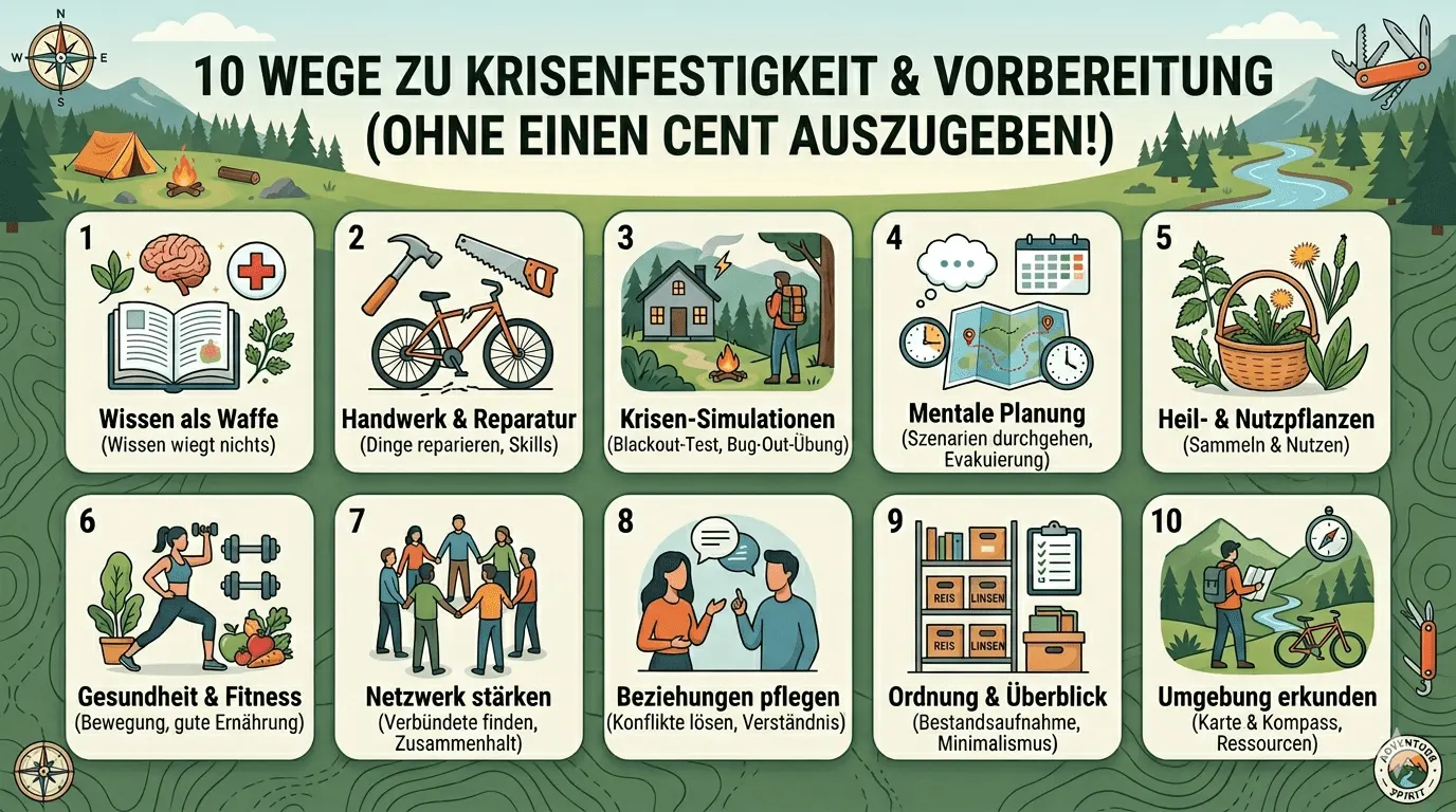 10 Dinge, an die zu selten gedacht wird Survival Prepping KV