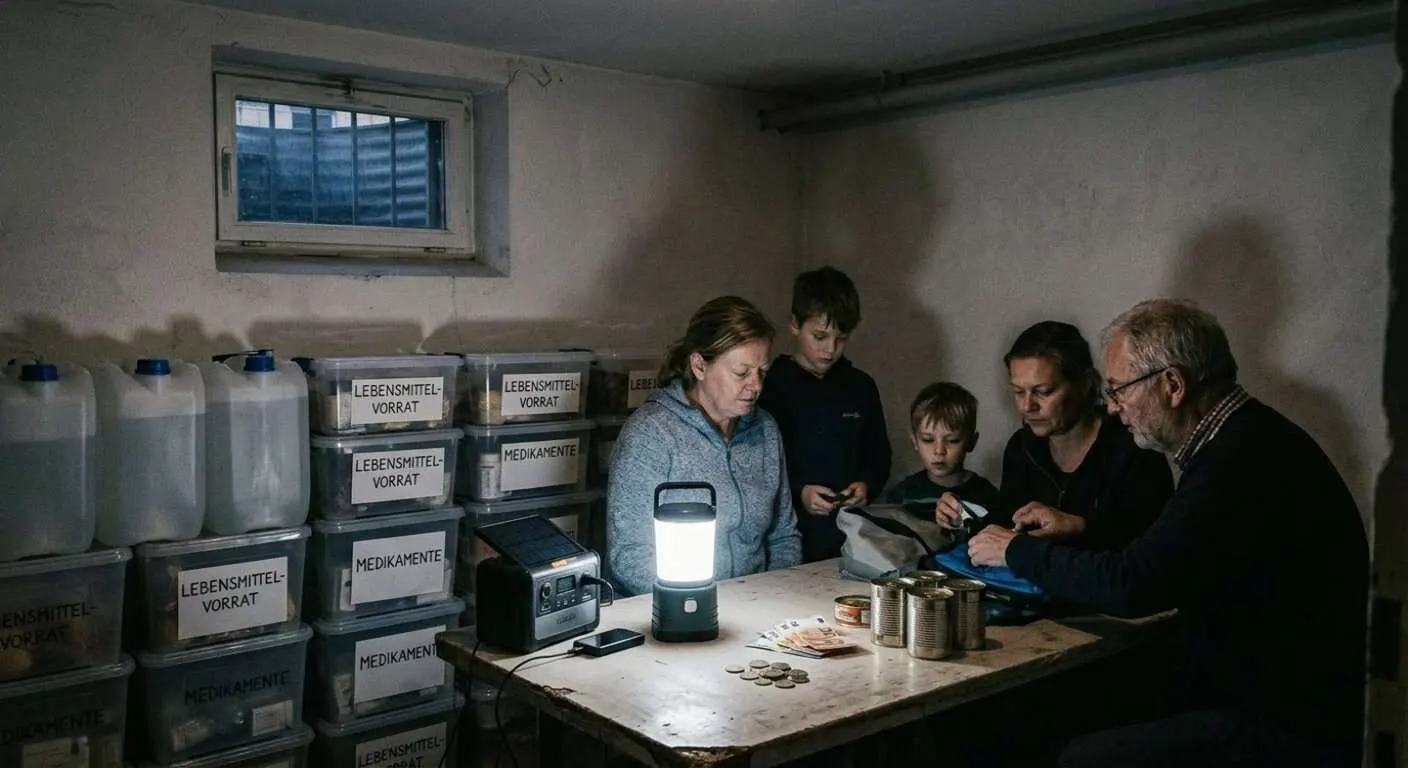 Eine Familie sucht Schutz vor den Gefahren der Umwelt in ihrem Kellerraum und versorgt sich selbst mithilfe ihrer Vorräte und Ausrüstung bis die bürgerkriegsähnlichen Zustände, die Unruhen sich egen und Ordnung wieder hergestellt ist oder sie sich entschließen, ihr Heim zu verlassen und in ein sicheres Gebiet zu flüchten.