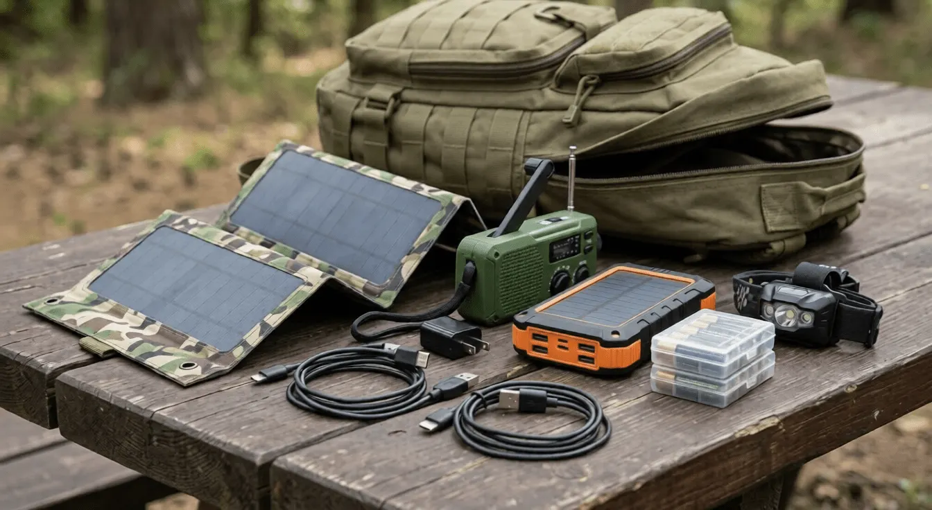 Energieversorgung Bug Out Bag, Prepping Survival Energie, Autarkie, Alternative Energie, Solar, Strom