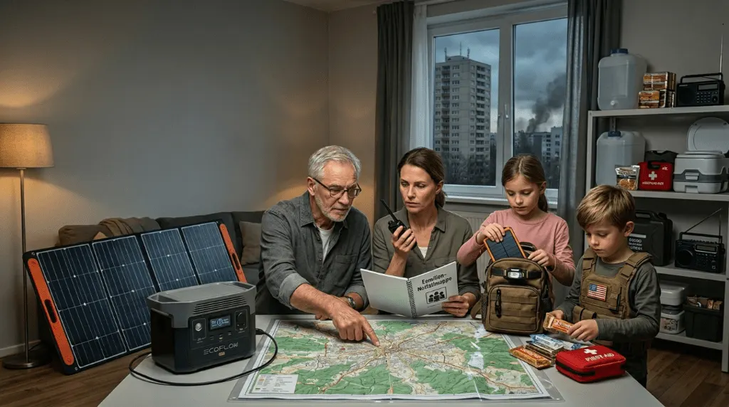 Family Survival Prepping Krisenvorbereitung Familie Überleben Gemeinschaft Notlage