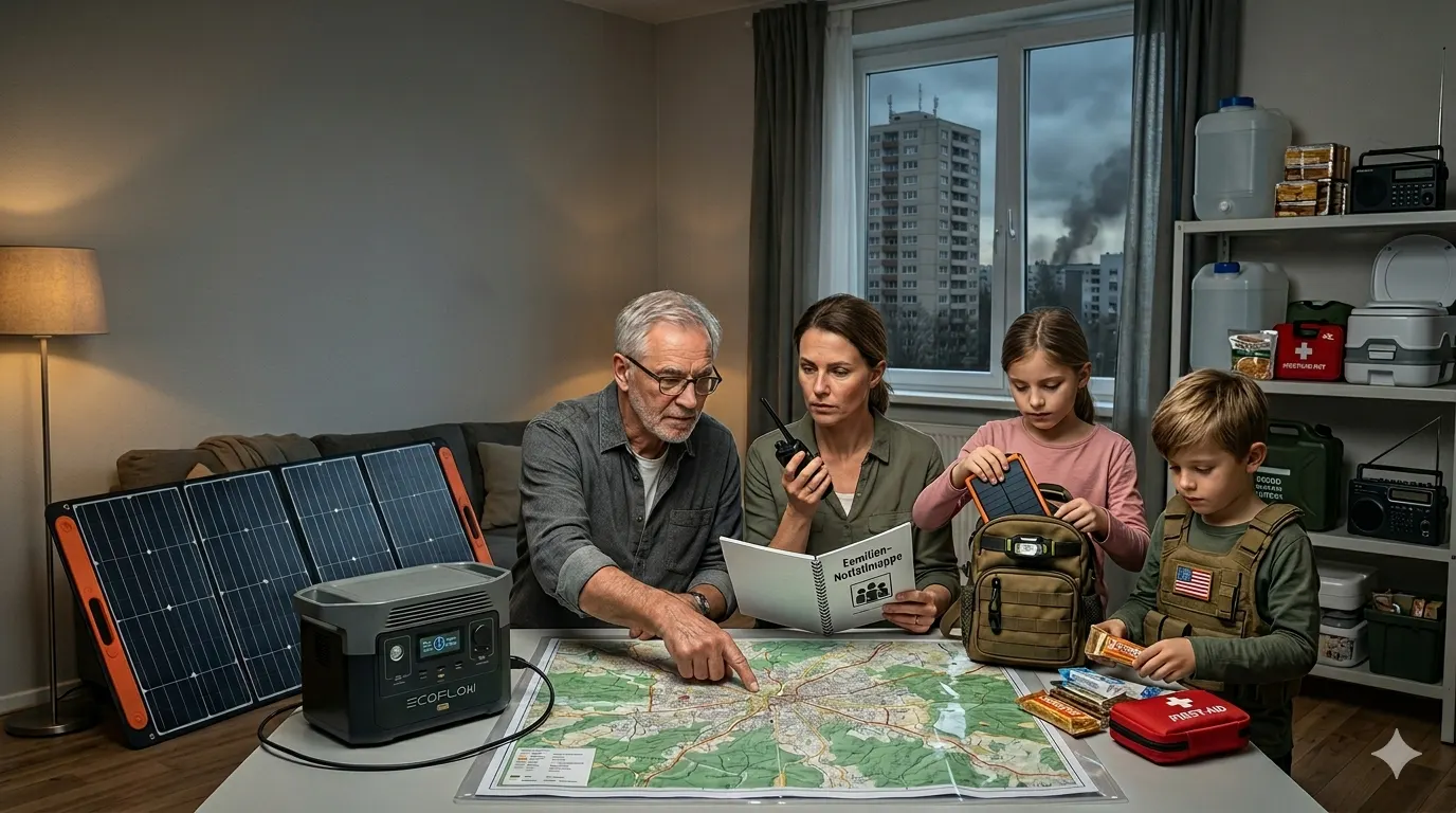 Family Survival Prepping Krisenvorbereitung Familie Überleben Gemeinschaft Notlage