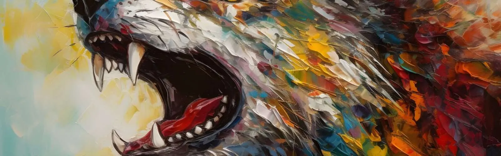 Ein stilisierter Wold in bunten Farben, welcher symbolisch für das Survival Mindset steht